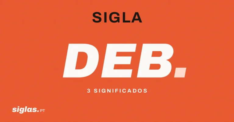 DEB: o que significa esta sigla?