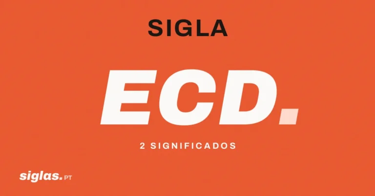 ECD: o que significa esta sigla?