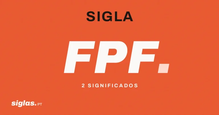 FPF: o que significa esta sigla?