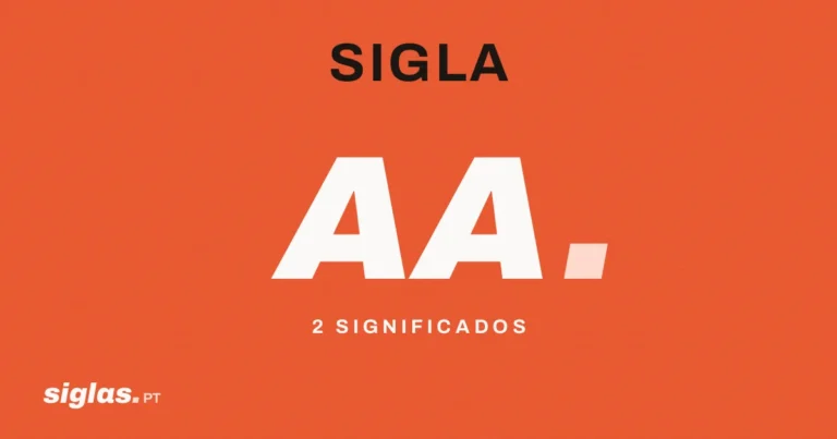 AA: o que significa esta sigla?