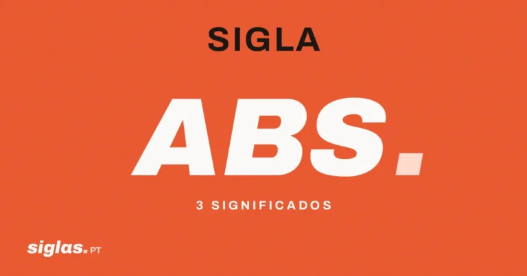 ABS: o que significa esta sigla?