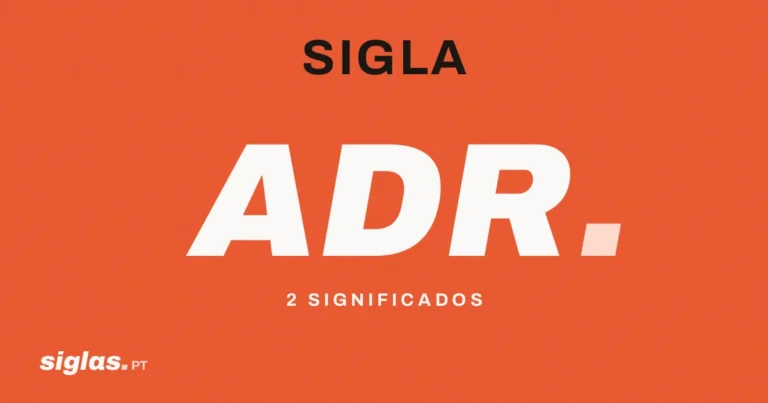 ADR: o que significa esta sigla?