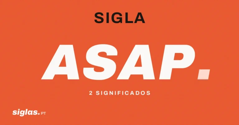 ASAP: o que significa esta sigla?