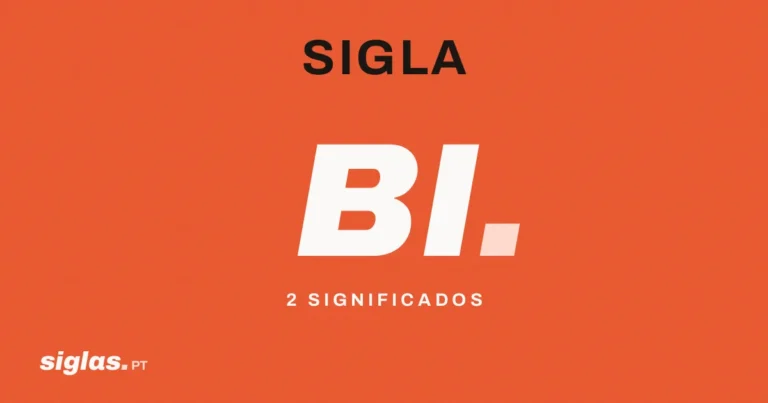 BI: o que significa esta sigla?