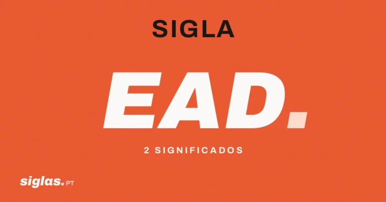 EAD: o que significa esta sigla?