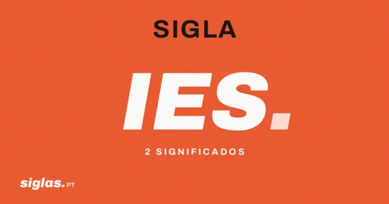 IES: o que significa esta sigla?
