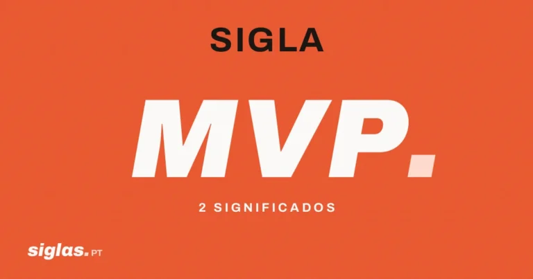 MVP – duas siglas, produto e desporto