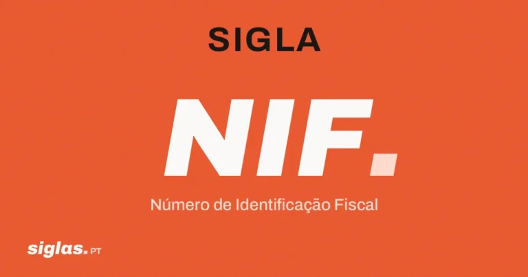 NIF – Número de Identificação Fiscal