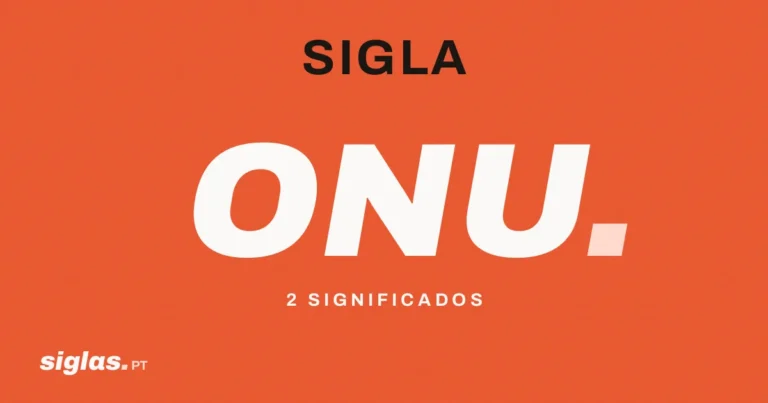ONU: o que significa esta sigla?