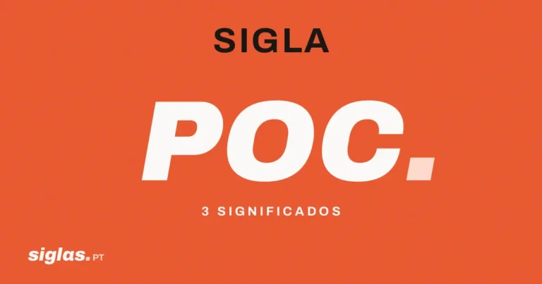 POC: o que significa esta sigla?